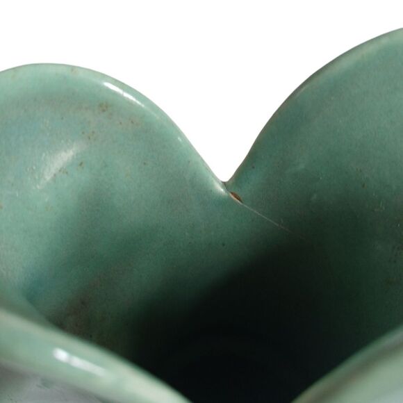 Vintage Camark 1920s Art Deco Pottery Blue Aqua Ceramic Pitcher - Picture 5 of 9